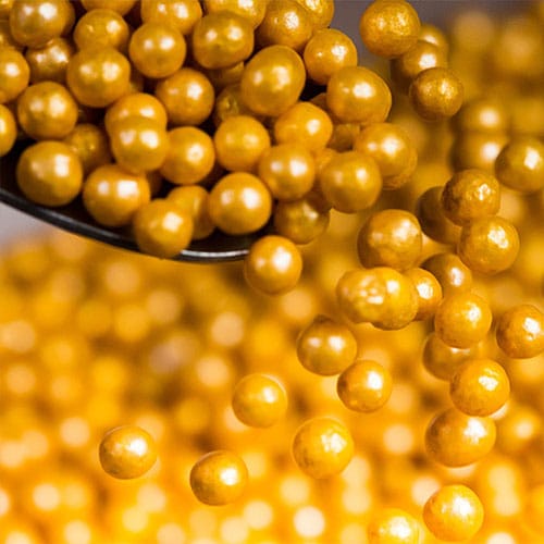Gold Sugar Pearls Cake Décor Group Ltd